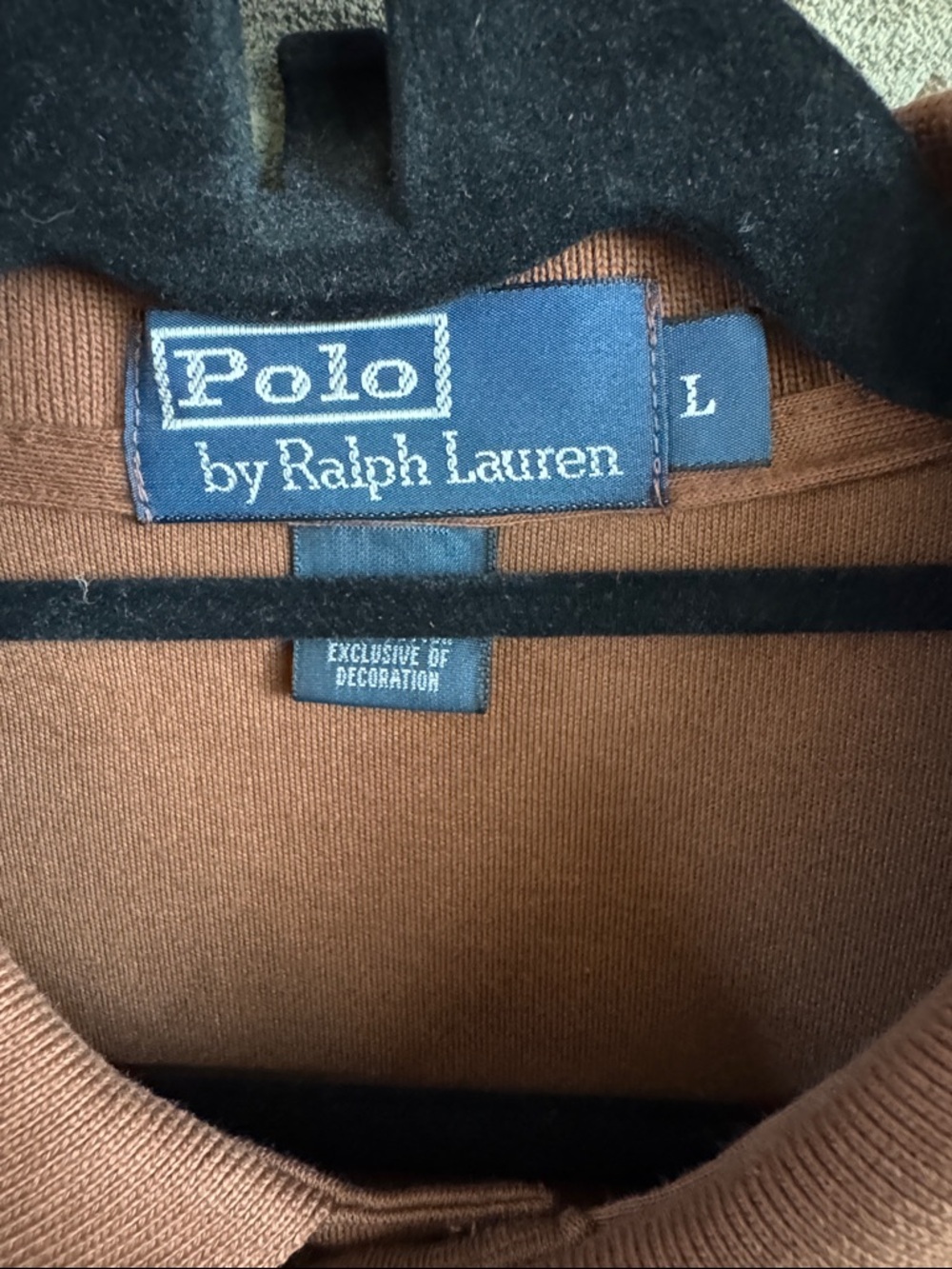 NWOT Polo by Ralph Lauren Brown Classic Pima Cotton Polo - Picture 2 of 5